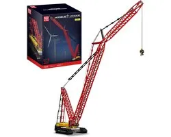 Bouwstenen Rupskraan - Hijskraan - Modelbouw Machine - Bouwset - Bouwpakket - Bouwspeelgoed - Constructie Speelgoed - Volwassenen en Kinderen - Bestuurbaar - 4318 Stuks