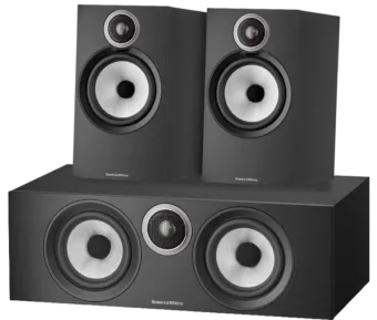 Bowers & Wilkins HTM6 S3 + 606 S3 (per paar) Zwart
