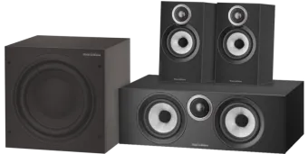 Bowers & Wilkins HTM6 S3 + 607 S3 + ASW608 Zwart