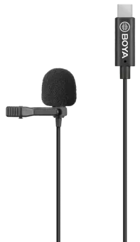 Boya BY-M3 Lavalier Microfoon voor usb C