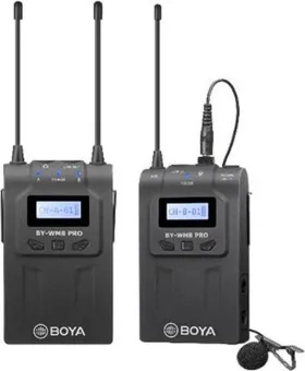 Boya UHF Duo Lavalier Microfoon Draadloos BY-WM8 Pro-K1 Boya UHF Duo Lavalier Microfoon Draadloos BY-WM8 Pro-K1