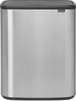 Brabantia Bo Touch Bin 60 Liter Rvs Fingerprint Proof Brabantia Bo Touch Bin 60 Liter Rvs Fingerprint Proof