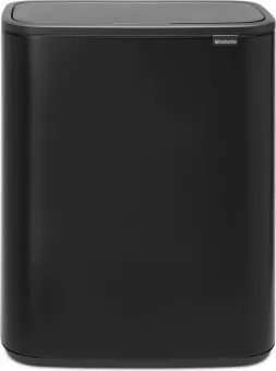 Brabantia Bo Touch Bin Prullenbak - 2 x 30 liter - Afvalscheiding - Matt Black Brabantia Bo Touch Bin Prullenbak - 2 x 30 liter - Afvalscheiding - Matt Black