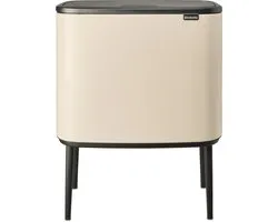 Brabantia Bo Touch Bin Prullenbak - 36 liter - Soft Beige