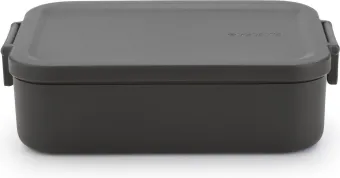 Brabantia Make & Take Lunchbox - Medium - Kunststof - Dark Grey Brabantia Make & Take Lunchbox - Medium - Kunststof - Dark Grey