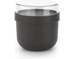 Brabantia Make & Take Yoghurt Beker To Go - 0,5 l - Kunststof - Dark Grey