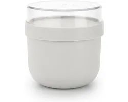 Brabantia Make & Take Yoghurt Beker To Go - 0,5 l - Kunststof - Light Grey