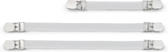Brabantia Overtrekspanners - 3 stuks - Wit Brabantia Overtrekspanners - 3 stuks - Wit