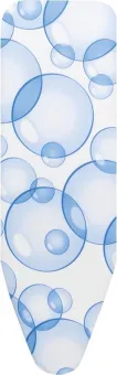 Brabantia Perfect Flow Strijkplankhoes B - 124 x 38 cm - Complete Set - Bubbles Brabantia Perfect Flow Strijkplankhoes B - 124 x 38 cm - Complete Set - Bubbles