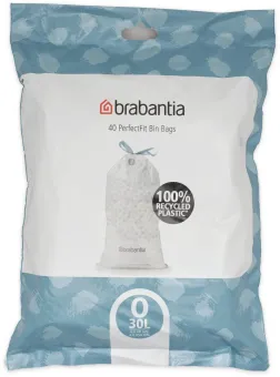 Brabantia PerfectFit Vuilniszakken - 30 l - Code O - 40 stuks Brabantia PerfectFit Vuilniszakken - 30 l - Code O - 40 stuks