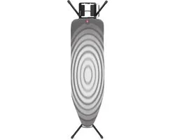 Brabantia Strijkplank B - voor Strijkijzer - 124 x 38 cm - Titan Oval