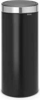 Brabantia Touch Bin 30 Liter Matt Black Brabantia Touch Bin 30 Liter Matt Black