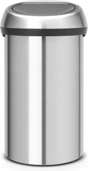 Brabantia Touch Bin 60 Liter Rvs Fingerprint Proof Brabantia Touch Bin 60 Liter Rvs Fingerprint Proof