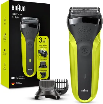 Braun 3 300BT Zwart/Groen