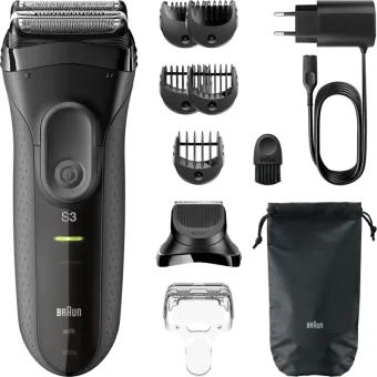 Braun Series 3+ 3000BT Grijs