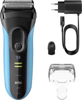 Braun Series 3+ 3040S Blauw