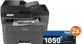 Brother DCP-L2660DW + 2 extra zwarte toners