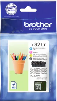 Brother LC3217 Cartridge 4-Pack Brother LC3217 Cartridge 4-Pack