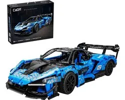 Cada Bricks technisch bouwpakket - Dark Knight GTR Supercar - Bouwset voor kinderen en volwassenen - Aanbevolen vanaf 12 jaar