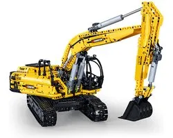 Cada Bricks technisch bouwpakket - Graafmachine bestaande uit 1702 onderdelen - technisch bouw speelgoed