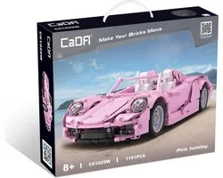 Cada Supercar Series: Pink Holiday - Cada C61029W - Compatible met de bekende merken - Bouwset, constructieset - Supercar - Hypercar - 1181 onderdelen
