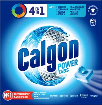 Calgon 4 in 1 Powerball Wasmachine Reiniger en Anti kalk - 75 Tabletten Calgon 4 in 1 Powerball Wasmachine Reiniger en Anti kalk - 75 Tabletten
