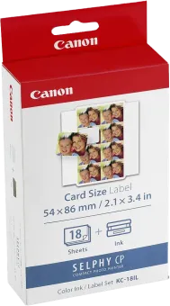 Canon KC-18IL Selphy CP Serie inkt en papier