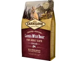 Carnilove granenvrij Lam & Wild Zwijn Sterilised 6kg