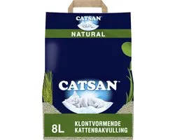 Catsan Kattenbakvulling - Natural Klontvormend - 8 L