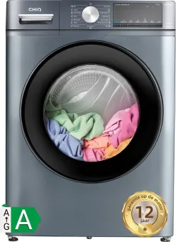 CHiQ CFL80-14586IM3XA - Wasmachine - 8 KG - Space Pro - 16 programma's - AI Smart - Stoomwassen & Quick Wash - 12 jaar garantie op motor - Energieklasse A CHiQ CFL80-14586IM3XA - Wasmachine - 8 KG - Space Pro - 16 programma's - AI Smart - Stoomwassen & Quick Wash - 12 jaar garantie op motor - Energieklasse A