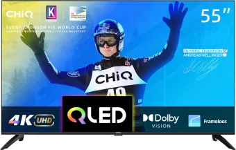 CHiQ U55QG7L - Smart TV 55 Inch - 4K QLED Android TV - Ultra-HD - Dolby Vision HDR CHiQ U55QG7L - Smart TV 55 Inch - 4K QLED Android TV - Ultra-HD - Dolby Vision HDR