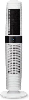Clean Air Optima(R) CA-406W - Design Torenventilator - Ventilator met Temperatuursensor - Dynamische luchtstroom - Timerfunctie - Stoffilter - Oscillatie: 90o en 360o Clean Air Optima(R) CA-406W - Design Torenventilator - Ventilator met Temperatuursensor - Dynamische luchtstroom - Timerfunctie - Stoffilter - Oscillatie: 90o en 360o