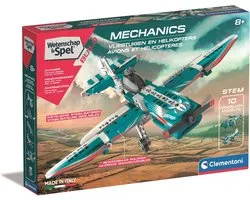 Clementoni Wetenschap & Spel Mechanica - Vliegtuigen en Helikopters - Constructie Speelgoed - Vanaf 8 jaar