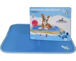CoolPets Premium Koelmat Hond - S 50 x 40 cm - Anti-slip en Non-flow Coolgel - met Citronella en Eucalyptus