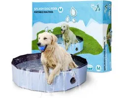 CoolPets Splash Hondenzwembad M -100 x 25 cm - Hondenbad - Zwembad voor honden - Hondenzwembad opvouwbaar - Anti slip - Lange levensduur