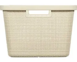 Curver Jute Wasmand - 46 liter - Gebroken wit