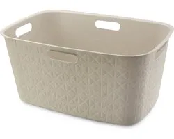 Curver Softex Wasmand - 45 liter - 57x37x27cm - Beige
