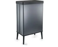 Curver Verto High - Prullenbak 54L - Grijs Blauw - 44x27x69cm