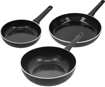 Demeyere Alu Cosi 3 Keramische Koekenpannenset 24 + 28 + Wokpan 28 cm