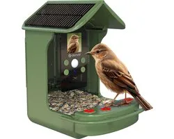 Denver Vogelhuisje met Camera - Full HD - 12MP - Foto en Video - Vogelvoederhuisje - Kijkhoek van 100 graden - BFC1200