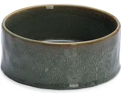 Designed by Lotte Eetbak Jace - Hondenvoerbak - Keramiek - Groen - 18 cm - 1200 ml