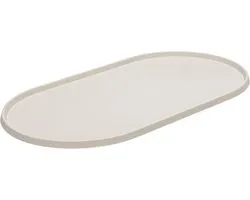 Designed by Lotte Placemat Oona - Hondenvoerbak - Silicone - Beige - 55x30x1,7 cm