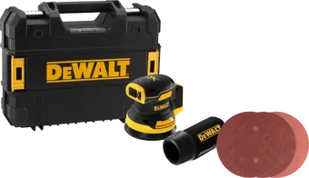 DeWalt DCW210NT-XJ (zonder accu) + Bosch Schuurschijf 125 mm K80, K120, K240 (25x)