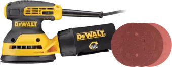 DeWalt DWE6423-QS + Bosch Schuurschijf 125 mm K80, K120, K240 (25x)