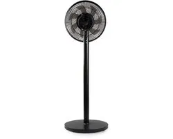 DOMO DO8156 2-in-1 Statiefventilator en Tafelventilator - 3 standen - O 30,5 cm - Zwart