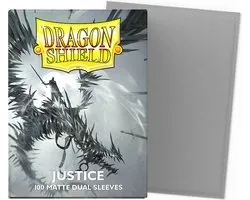 Dragonshield Box 100 Dual Matte Sleeves 'Justice'