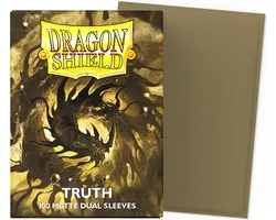 Dragonshield Box 100 Dual Matte Sleeves 'Truth'