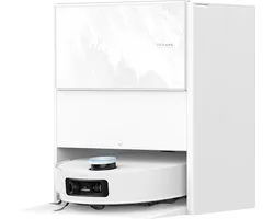 Dreame Aqua10 Ultra Track Complete - Krachtige 2-in-1 Robotstofzuiger met Zelfreinigende Dweil - Obstakeldetectie en Automatisch Leegstation - 25.000 Pa Zuigkracht - Overwint Drempels tot 6 cm