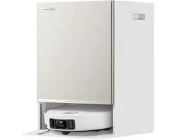 Dreame Matrix10 Ultra White - Robotstofzuiger en dweil met automatische dweilwissel - 30.000 Pa zuigkracht - 100degC zelfreinigend systeem - Voor tapijt, harde vloeren en drempels