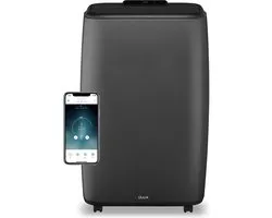 Duux North 12K BTU/u Grijs - Smart Mobiele Airco - Mobiele Airconditioning Inclusief Raamafdichtingsset